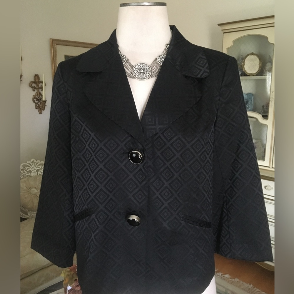 Studio 1940 excellent condition black jacket size PM C:502-5/18/26